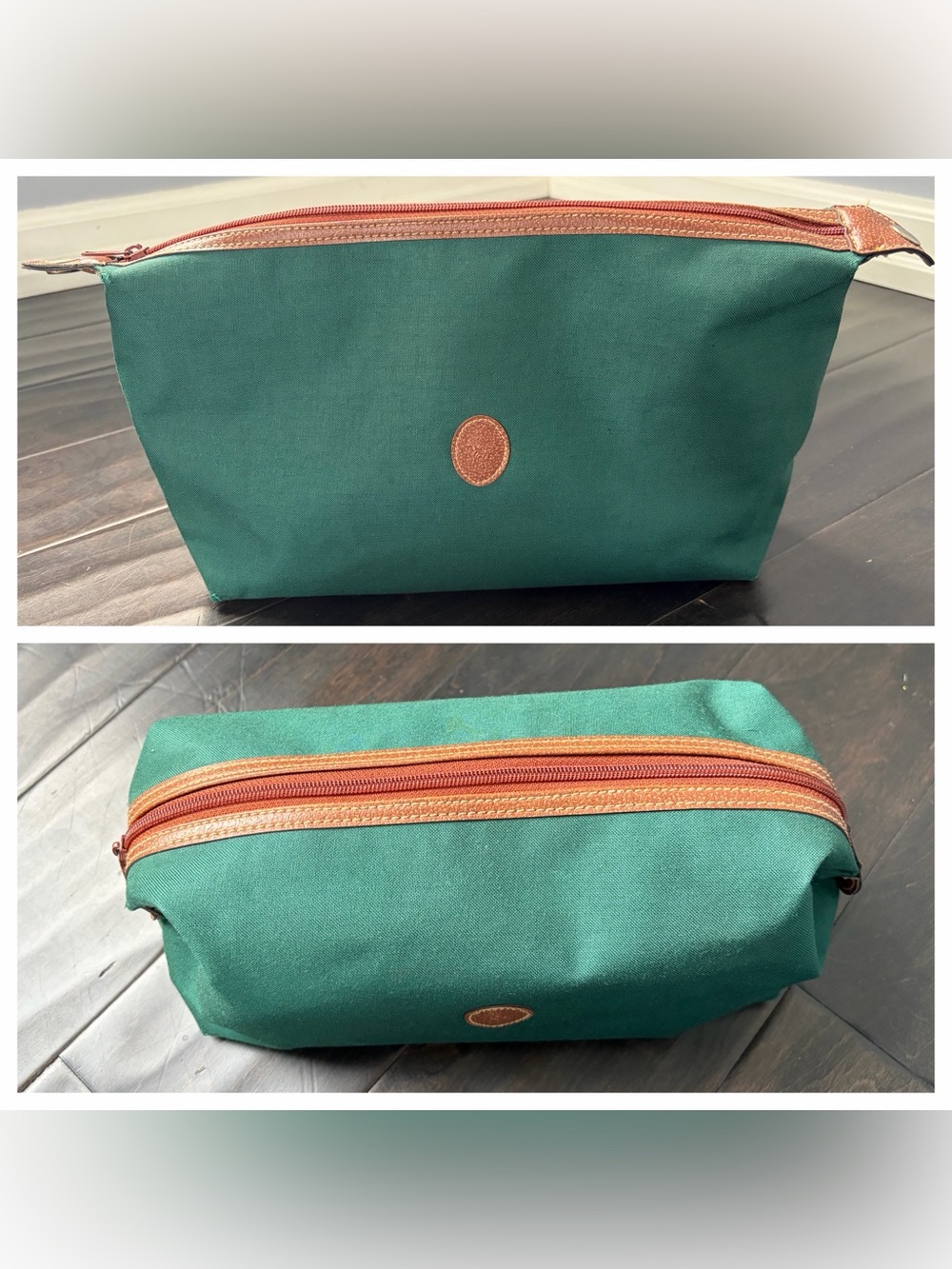Vintage Ralph Lauren Dopp or Toiletry Bag- Green Canvas